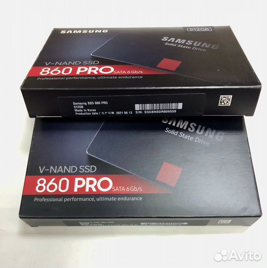 SSD Samsung 860 PRO 512GB - Новый