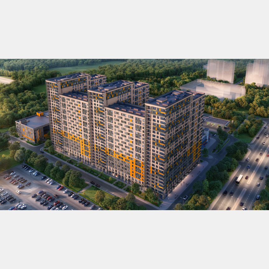 Апартаменты-студия, 22,7 м², 19/24 эт.