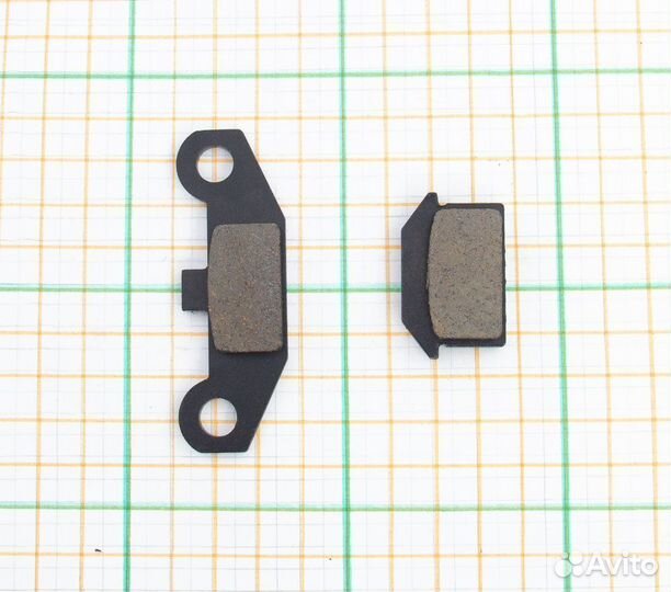 Колодки дискового тормоза 110-125сс (перед.), ATV