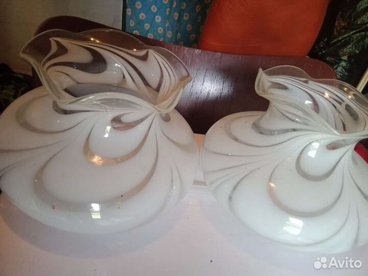 Плафоны для люстры стеклянные