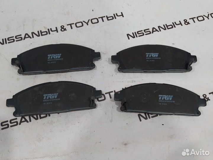 Колодки тормозные передние на Nissan X-trail T30
