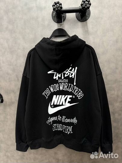 Худи Nike Stussy свободный классический унисекс