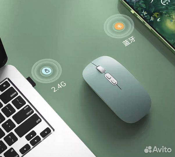 Аккумуляторная мышь type-c