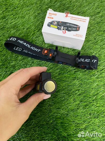 Налобный фонарь С магнитом В корпусе