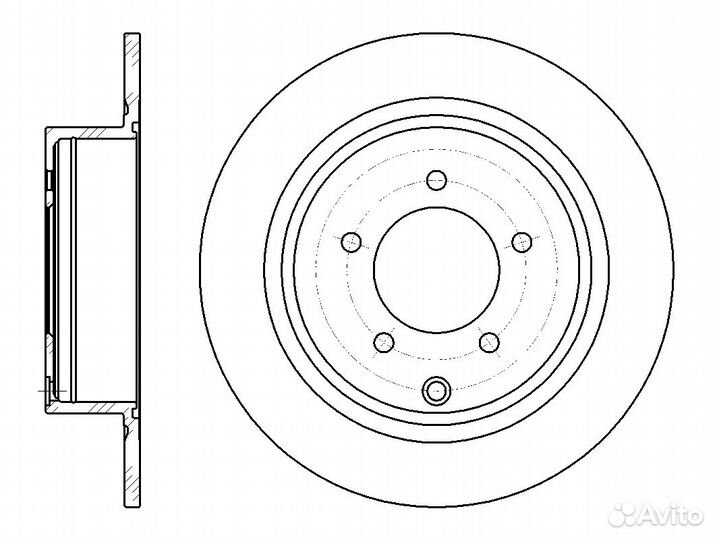 Диск тормозной G-brake GR-01844 GR-01844 G-brake