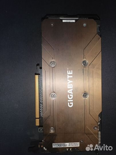 Видеокарта rx580 8gb gigabyte