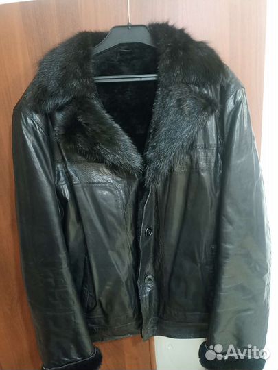 Дубленка натуральная мужская 50 52