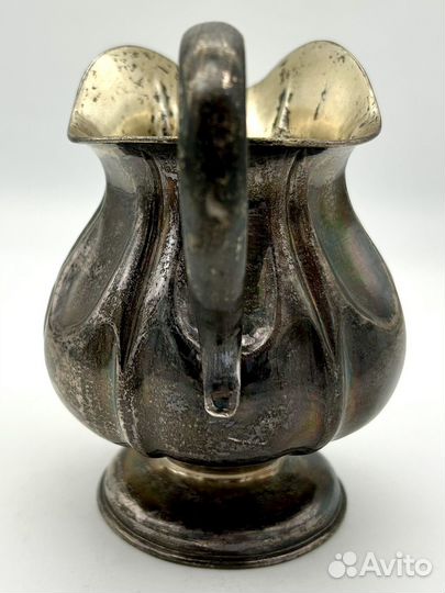 Молочник большой, серебро 84 проба. Вес 184,3 гр