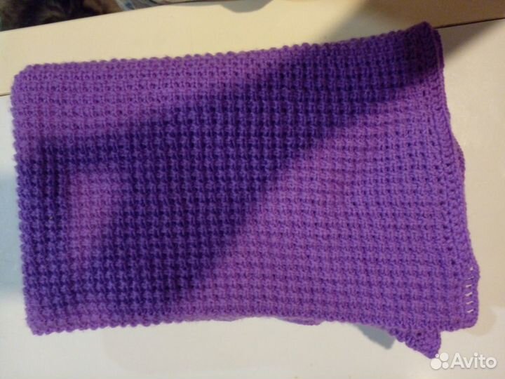 Плед детский вязаный