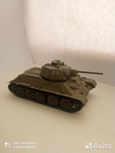 Модель танка Т-34-76 в масштабе1/35