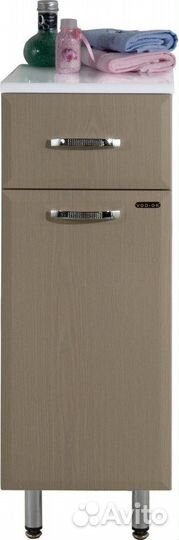 Тумба Vod-Ok 30 с бельевой корзиной, дуб