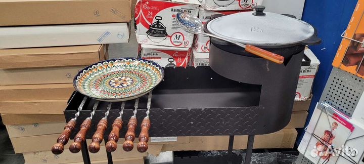 Мангал,набор для шашлыка и плова