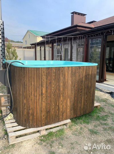 Банный чан квадратная купель.Честная цена