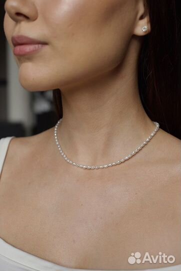 Чокер из жемчуга