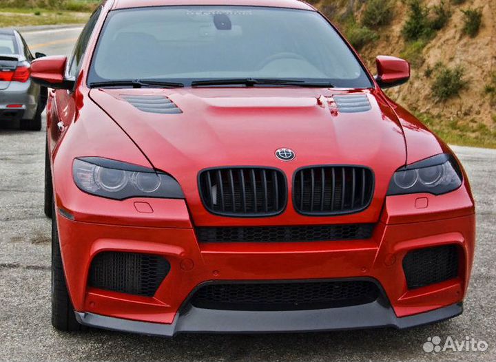 Губа бмв х5 м е70 накладка бампера