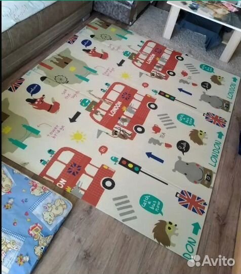 Детский коврик для ползания новый