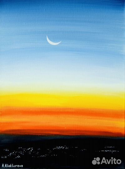 Авторская картина акрилом