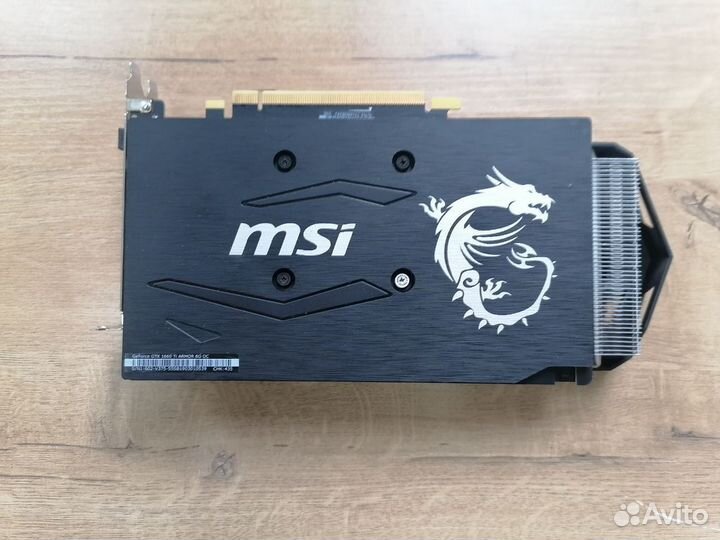 Игровая видеокарта MSI GeForce GTX 1660 Ti 6Gb