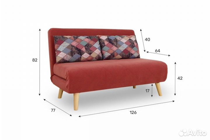 Диван - кровать «элли - 1200» 1900х1260