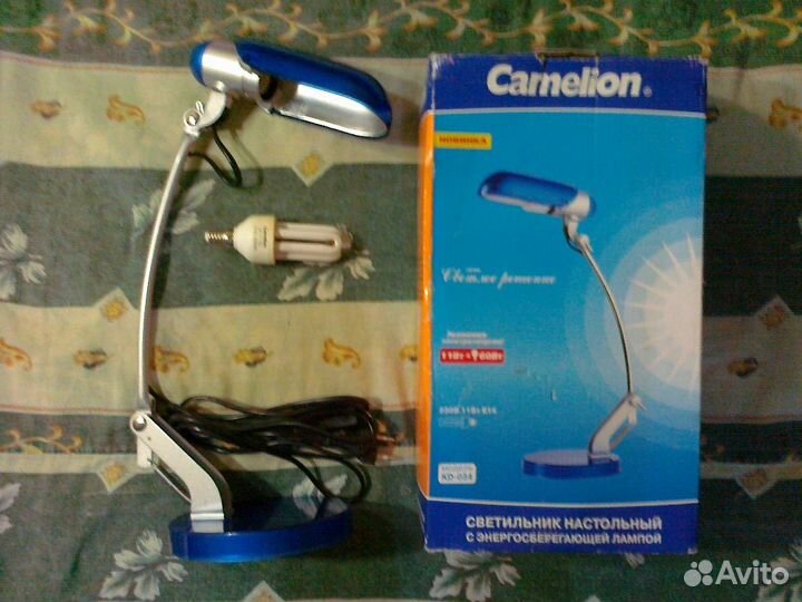 Светильник настольный Camelion и Настольная лампа