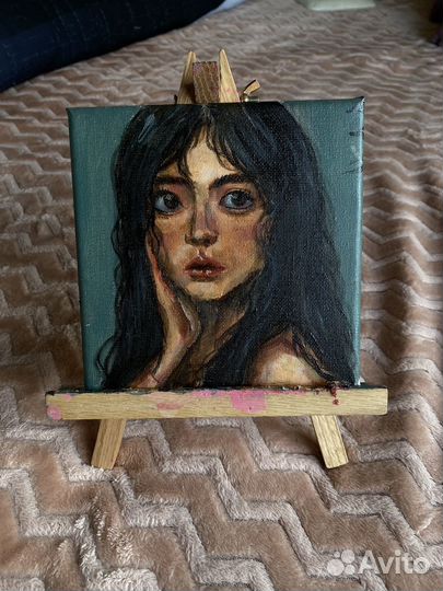 Картина на хосте ручной работы на заказ