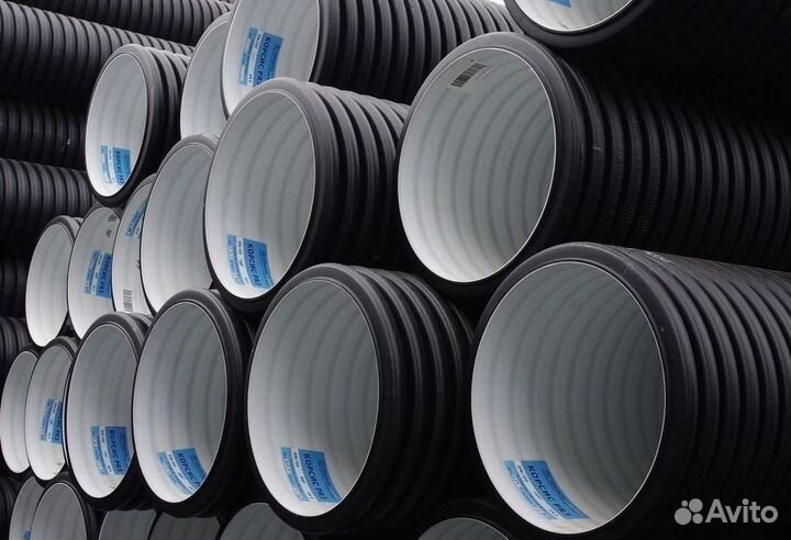 Трубы гофрированные канализационные опт/розница