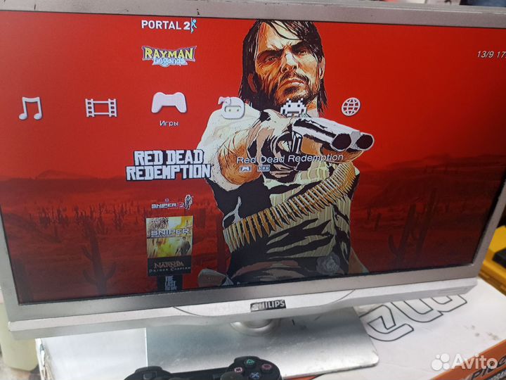 Sony PS3 прошитая, 500Гб, два геймпада