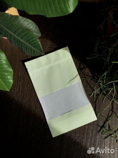 Пакет дой пак салатовый с прозрачным окошком 70 мм