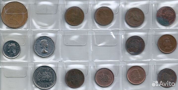 Монеты Канады и США