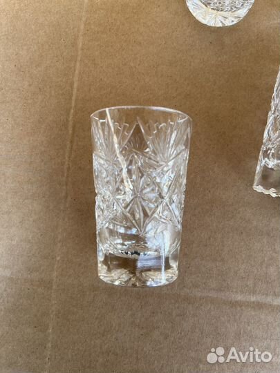 Набор стопок из хрусталя СССР