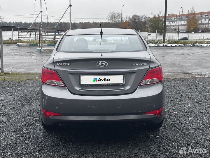 Hyundai Solaris 1.4 МТ, 2015, 77 000 км