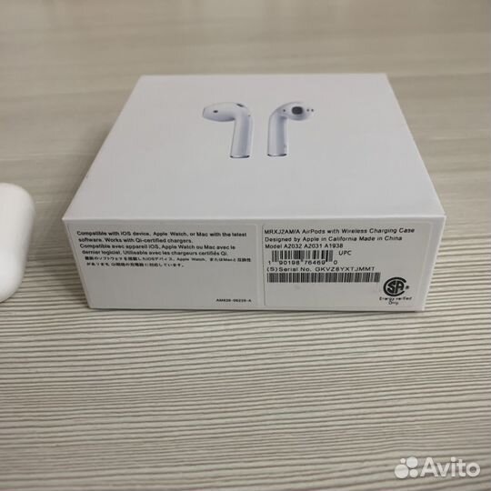 Наушники Airpods 2 оригинал