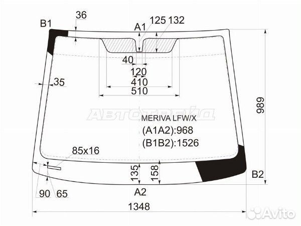 Стекло лобовое