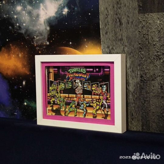 Диорама, Shadowbox, tnmt, Черепашки Ниндзя 3d
