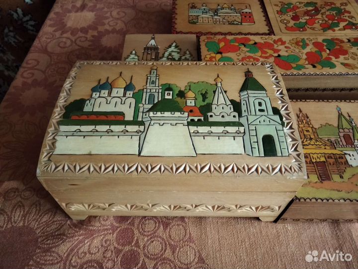 Шкатулки Загорская фабрика СССР