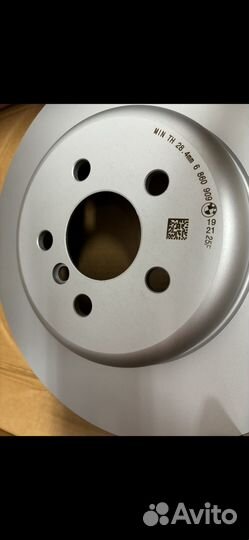 Тормозные диски Bmw 34206896674/34206896673