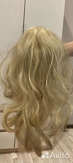 Волосы для наращивания 50 см блонд