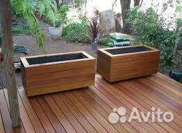 Деревянные кашпо