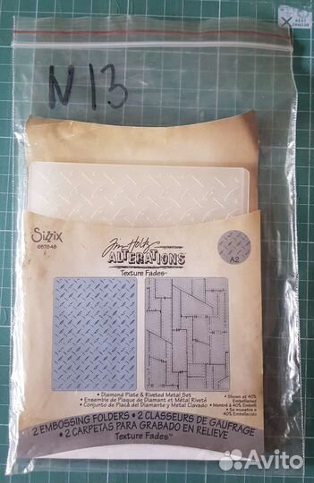 Папки для тиснения sizzix TIM holtz