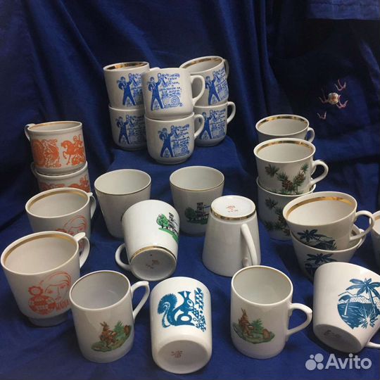 Бокалы фарфор. Коллекционные Вербилки Дулево лфз