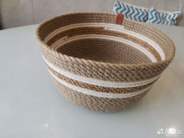 Шнур хб 6мм 20 м с серд. для шитья корзин