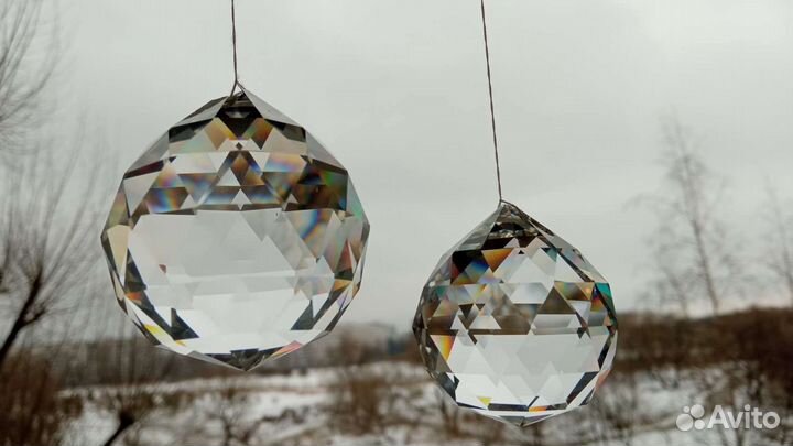Хрустальный шар подвеска для люстры
