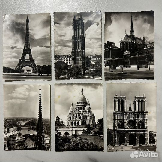 Набор фотокарточек Парижа (20 шт.)