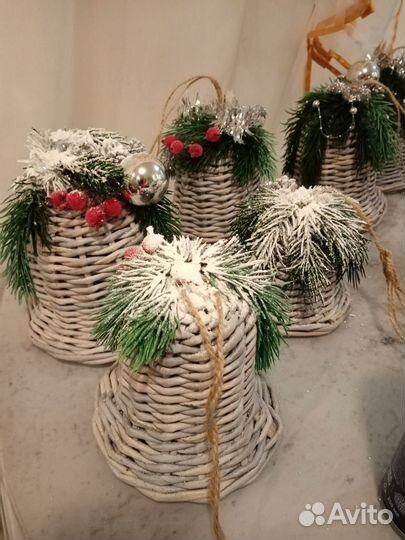 Плетеные колокольчики и сани