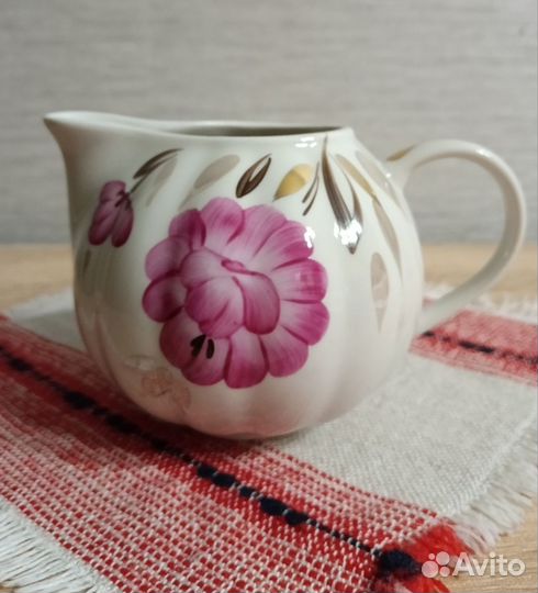 Чайные пары, молочник Дулево СССР