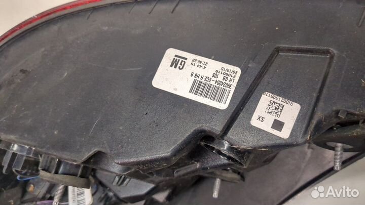 Фонарь (задний) левый Opel Insignia, 2015