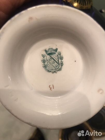 Сервиз кофейный старинный weimar