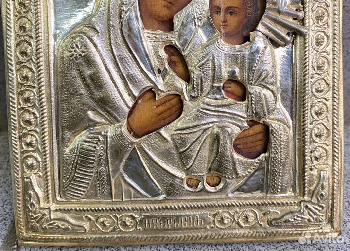 Икона Иверская Пресвятая Богородица Состояние
