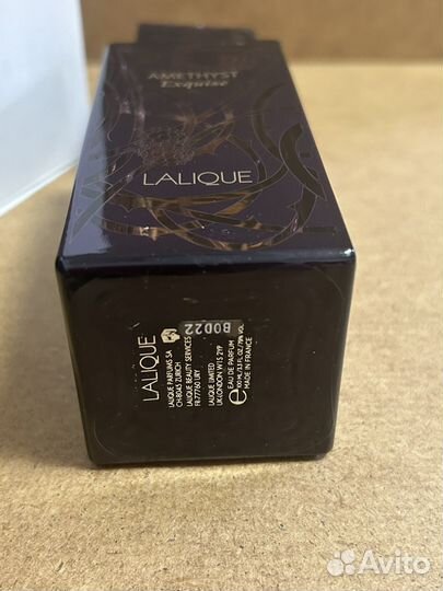 Lalique amethyst exquise 100 мл тестер оригинал