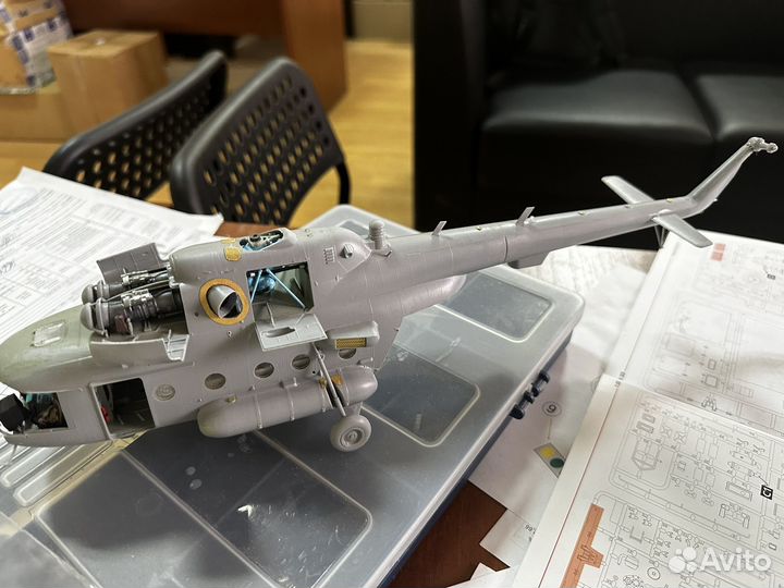 Модель вертолета ми 8 мт звезда 1/48